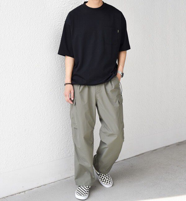 SHIPS any「【SHIPS any別注】Phatee: オーガニックコットン ピスネーム スピンドル ポケット Tシャツ◇」|Tシャツ・カットソー|