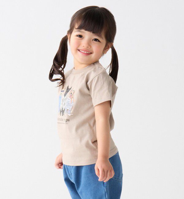 SHIPS Colors 「さかがみ家&times;SHIPS KIDS:80～130cm / コラボ プリント Tシャツ◇」|Tシャツ・カットソー|