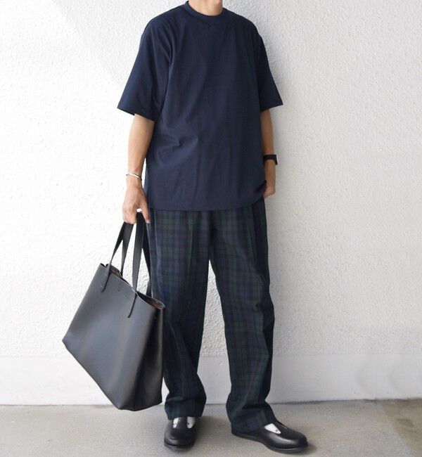 SHIPS any「SHIPS any: JAPAN MADE ハイゲージ コットン リラックス リブネック Tシャツ◇」|Tシャツ・カットソー|