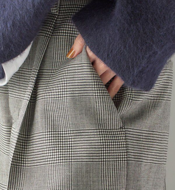 SHIPS for women「〈手洗い可能〉ウォッシャブル ウール チェック ハーフ パンツ」|その他|