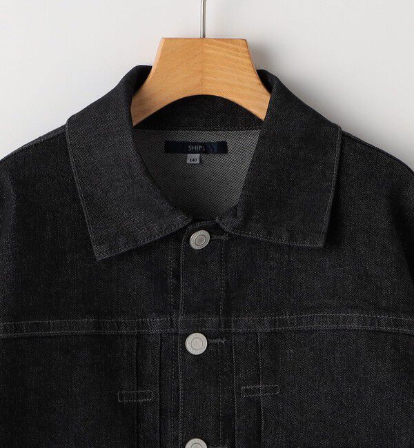 SHIPS KIDS「SHIPS KIDS:140～160cm /ヴィンテージ ライク デニム ジャケット」|デニムジャケット|