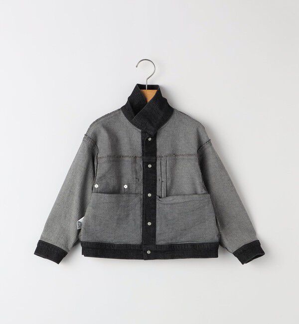 SHIPS KIDS「SHIPS KIDS:100～130cm /ヴィンテージ ライク デニム ジャケット」|デニムジャケット|