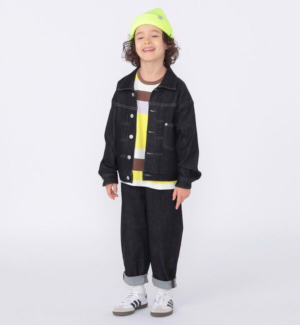 SHIPS KIDS「SHIPS KIDS:100～130cm /ヴィンテージ ライク デニム ジャケット」|デニムジャケット|
