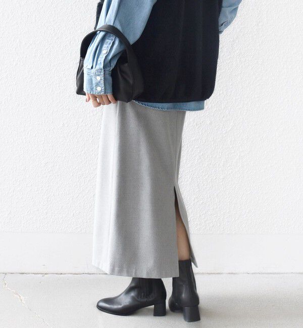 SHIPS for women「〈手洗い可能〉両面起毛 ドロスト スカート」|スカート|