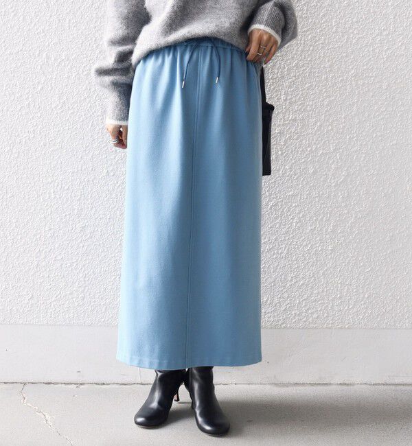 SHIPS for women「〈手洗い可能〉両面起毛 ドロスト スカート」|スカート|