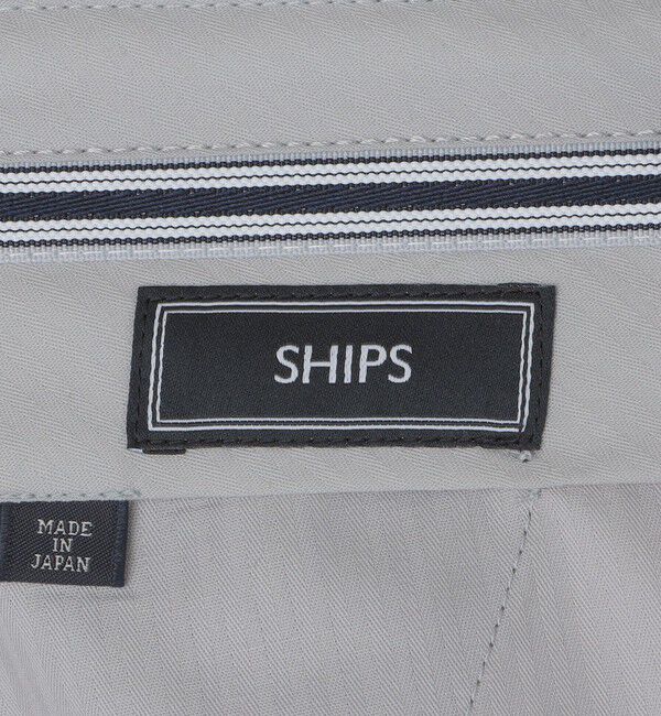 SHIPS「SHIPS: 〈FUNCTION/洗濯機可能〉ラスティック マシン ウォッシャブル スラックス」|スラックス|