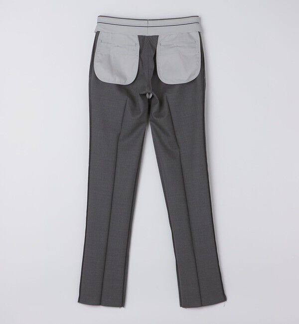 SHIPS「SHIPS: 〈FUNCTION/洗濯機可能〉ラスティック マシン ウォッシャブル スラックス」|スラックス|