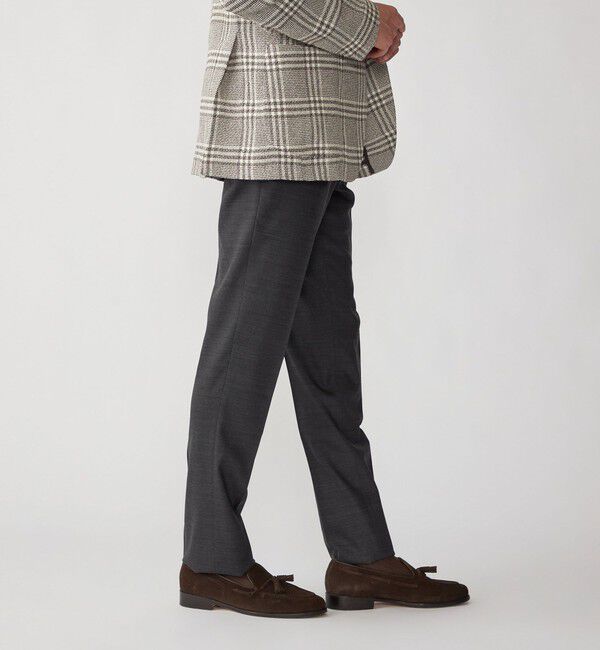 SHIPS「SHIPS: 〈FUNCTION/洗濯機可能〉ラスティック マシン ウォッシャブル スラックス」|スラックス|