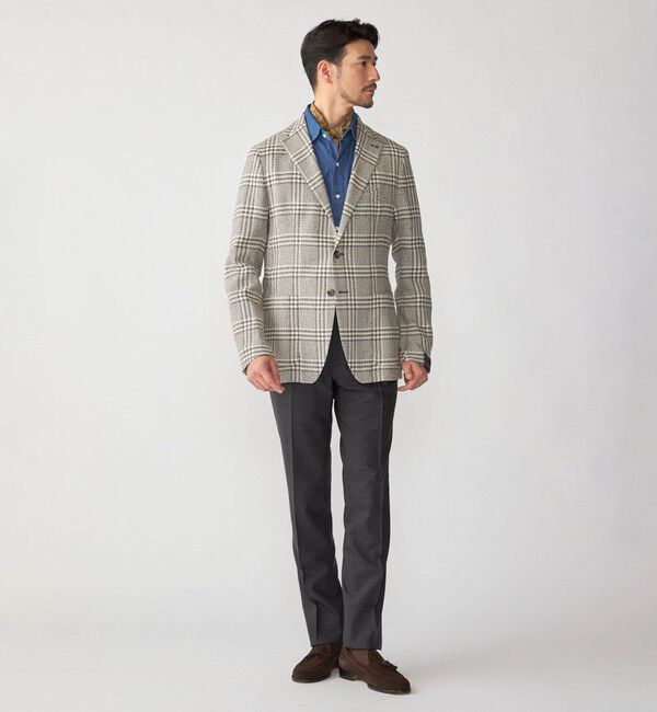 SHIPS「SHIPS: 〈FUNCTION/洗濯機可能〉ラスティック マシン ウォッシャブル スラックス」|スラックス|