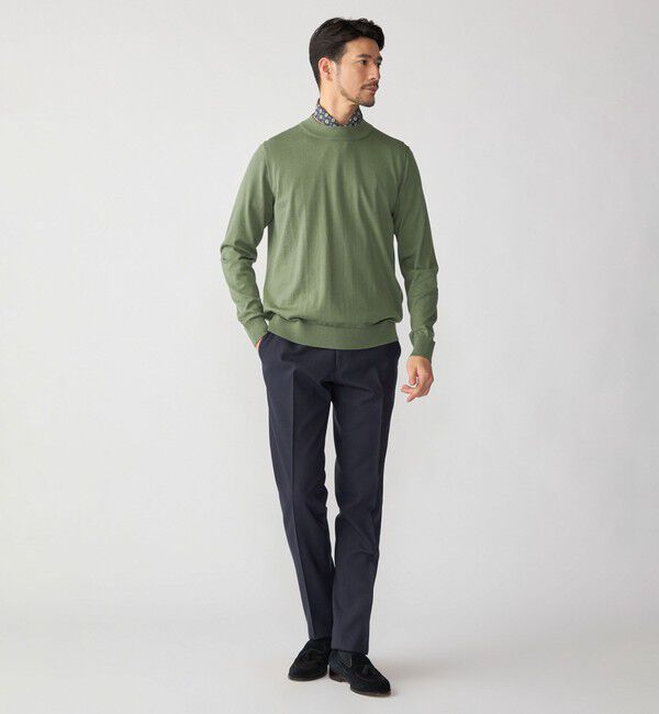 SHIPS「SHIPS: 〈FUNCTION/洗濯機可能〉ラスティック マシン ウォッシャブル スラックス」|スラックス|