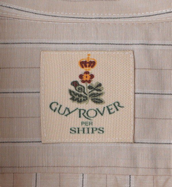 SHIPS「GUY ROVER: コットン リネン オルタネイト ストライプ ワンピース カラー シャツ」|シャツ・ブラウス|