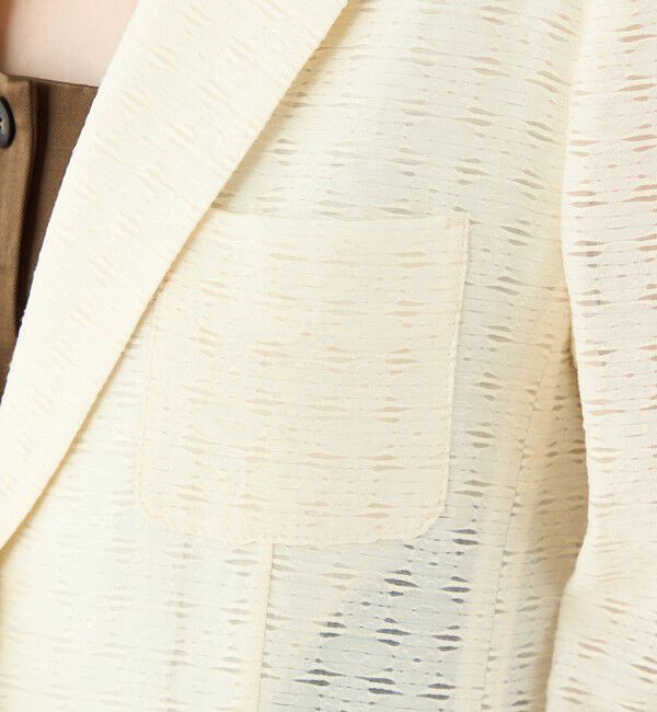 Ballsey「シアーオーバル テーラードジャケット」|テーラードジャケット|