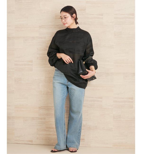 Plage「《予約》Tie sheer ブラウス」|シャツ・ブラウス|