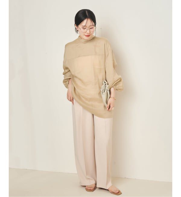 Plage「《予約》Tie sheer ブラウス」|シャツ・ブラウス|