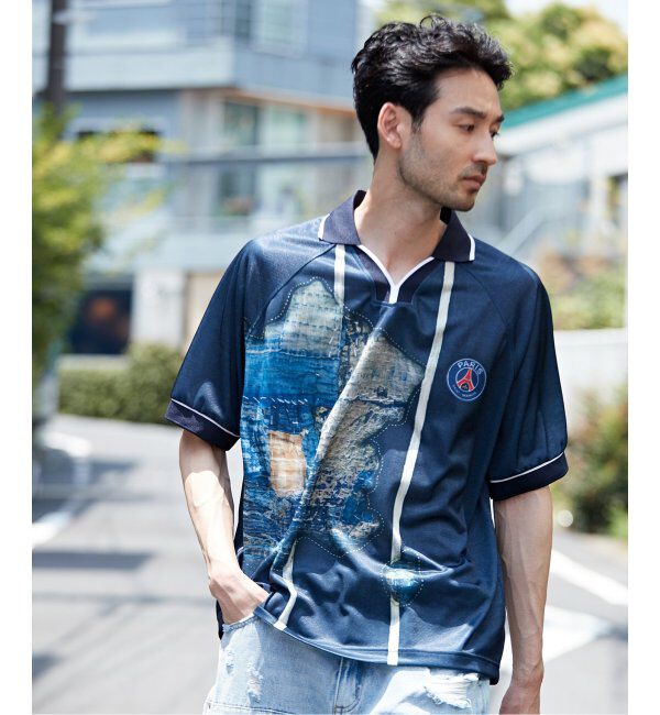 Paris Saint-Germain「【Poggy &times; Paris Saint-Germain】DEAR PSG PRINTED GAME SHIRT」|Tシャツ・カットソー|