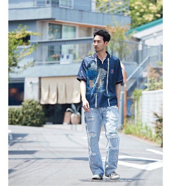 Paris Saint-Germain「【Poggy &times; Paris Saint-Germain】DEAR PSG PRINTED GAME SHIRT」|Tシャツ・カットソー|