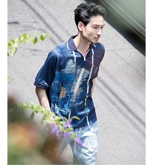 Paris Saint-Germain「【Poggy &times; Paris Saint-Germain】DEAR PSG PRINTED GAME SHIRT」|Tシャツ・カットソー|