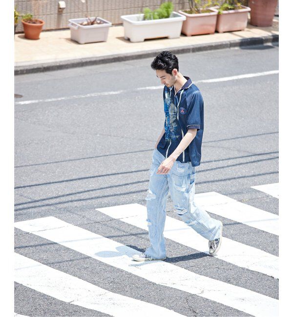 Paris Saint-Germain「【Poggy &times; Paris Saint-Germain】DEAR PSG PRINTED GAME SHIRT」|Tシャツ・カットソー|