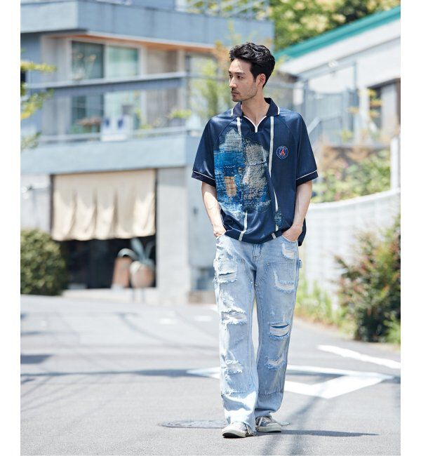 Paris Saint-Germain「【Poggy &times; Paris Saint-Germain】DEAR PSG PRINTED GAME SHIRT」|Tシャツ・カットソー|