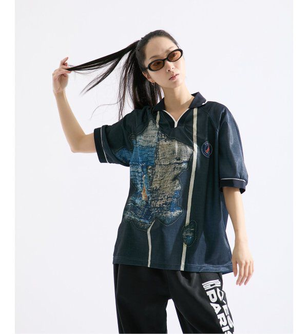 Paris Saint-Germain「【Poggy &times; Paris Saint-Germain】DEAR PSG PRINTED GAME SHIRT」|Tシャツ・カットソー|