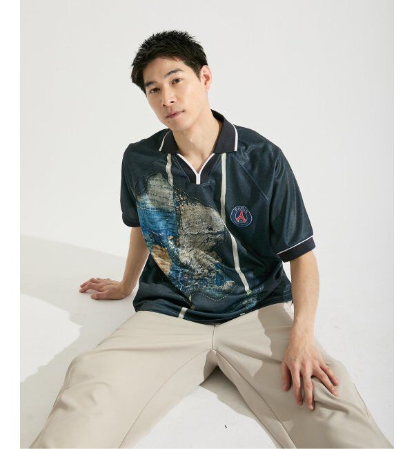 Paris Saint-Germain「【Poggy &times; Paris Saint-Germain】DEAR PSG PRINTED GAME SHIRT」|Tシャツ・カットソー|
