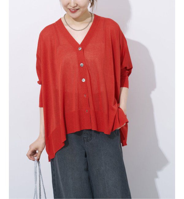JOURNAL STANDARD relume「シアードルマンカーディガン」|カーディガン|レッド