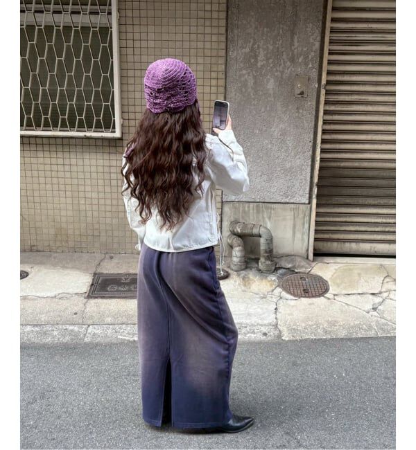 Oriens JOURNAL STANDARD「ブリーチドスウェットスカート」|スカート|