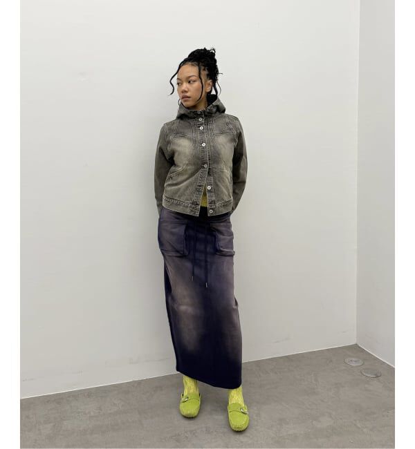 Oriens JOURNAL STANDARD「ブリーチドスウェットスカート」|スカート|