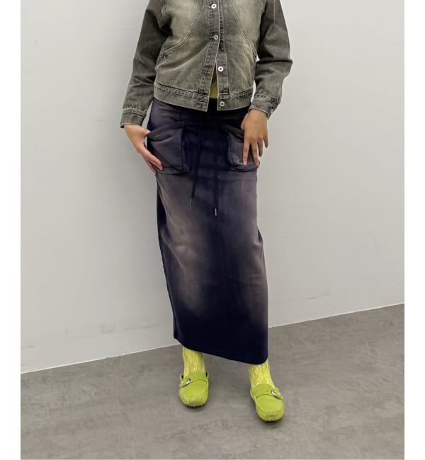 Oriens JOURNAL STANDARD「ブリーチドスウェットスカート」|スカート|