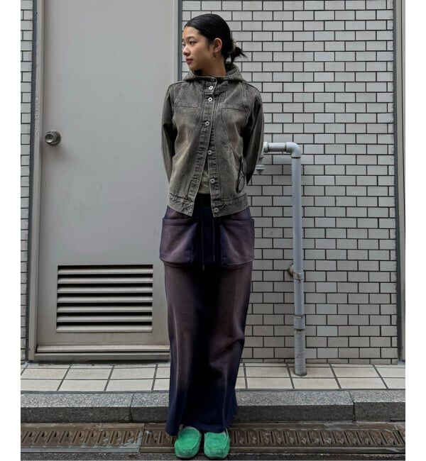 Oriens JOURNAL STANDARD「ブリーチドスウェットスカート」|スカート|