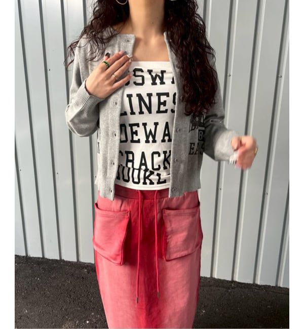 Oriens JOURNAL STANDARD「ブリーチドスウェットスカート」|スカート|