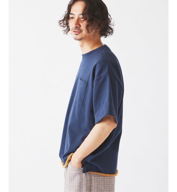 JOURNAL STANDARD relume「《予約》ミニ裏毛 コントラストカラー カットオフTシャツ」|Tシャツ・カットソー|