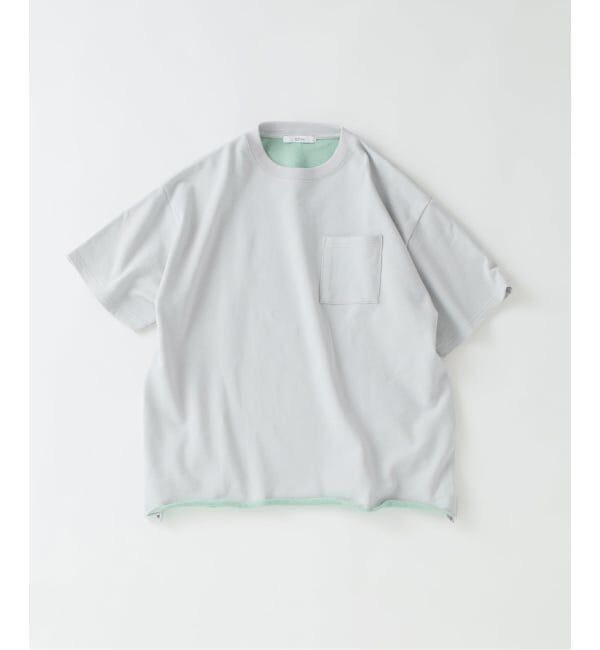JOURNAL STANDARD relume「《予約》ミニ裏毛 コントラストカラー カットオフTシャツ」|Tシャツ・カットソー|