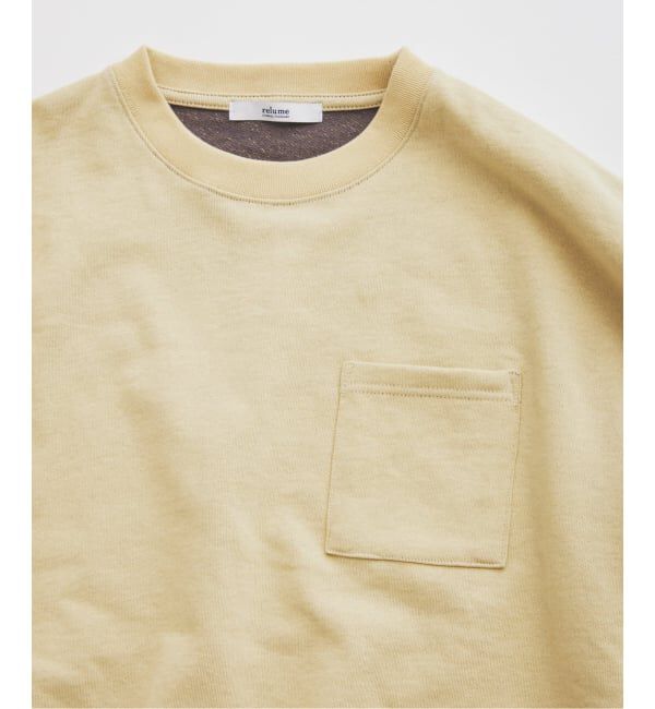 JOURNAL STANDARD relume「《予約》ミニ裏毛 コントラストカラー カットオフTシャツ」|Tシャツ・カットソー|