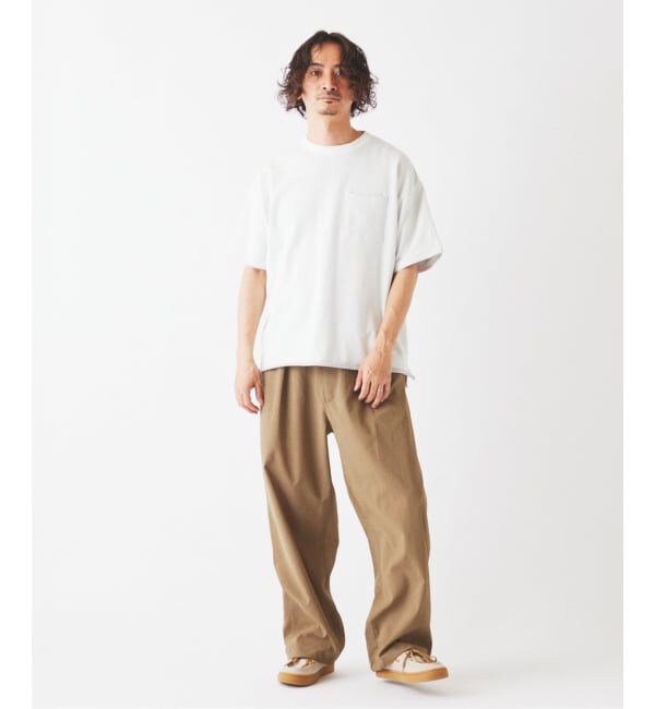 JOURNAL STANDARD relume「《予約》ミニ裏毛 コントラストカラー カットオフTシャツ」|Tシャツ・カットソー|