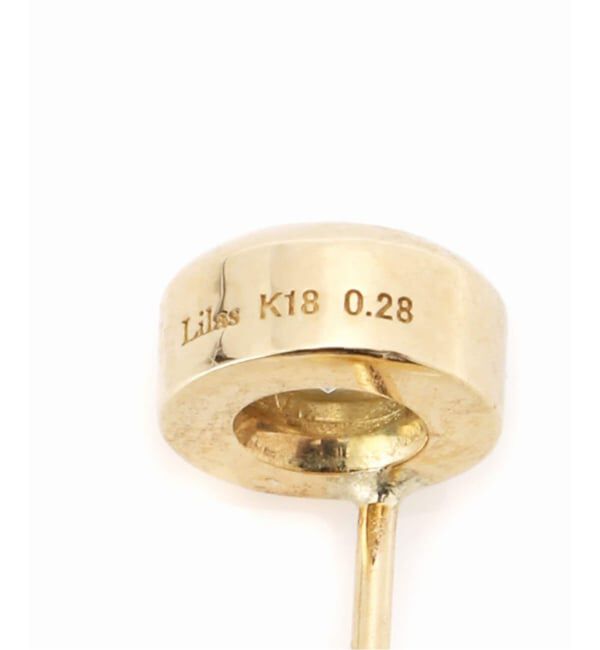 Lilas by Spick&Span「フクリン0.28ctダイヤピアス K18（両耳）」|ピアス|