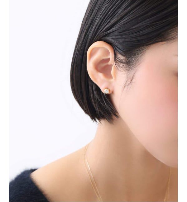 Lilas by Spick&Span「フクリン0.28ctダイヤピアス K18（両耳）」|ピアス|