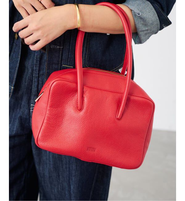 FRAMeWORK「MOFIORA / モフィオラ BOX」|ハンドバッグ|レッド