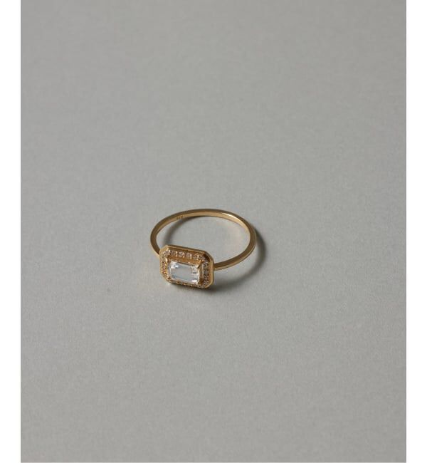 Lilas by Spick&Span「アップグレードホワイトトパーズリング K18」|リング|ゴールド