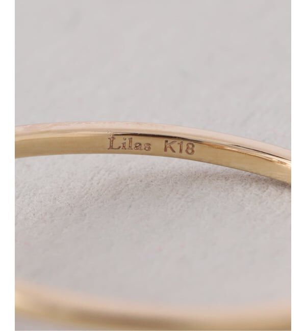 Lilas by Spick&Span「アップグレードホワイトトパーズリング K18」|リング|