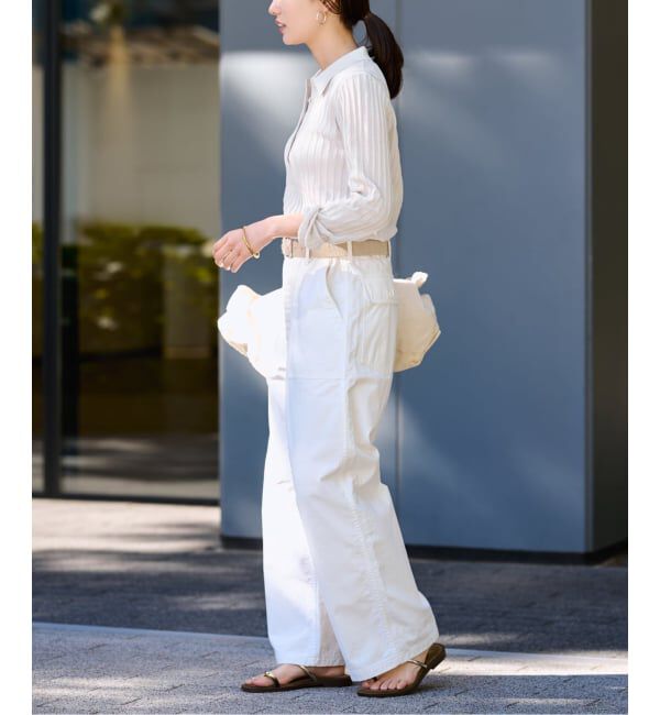 FRAMeWORK「リブニットポロシャツ」|ニット・セーター|