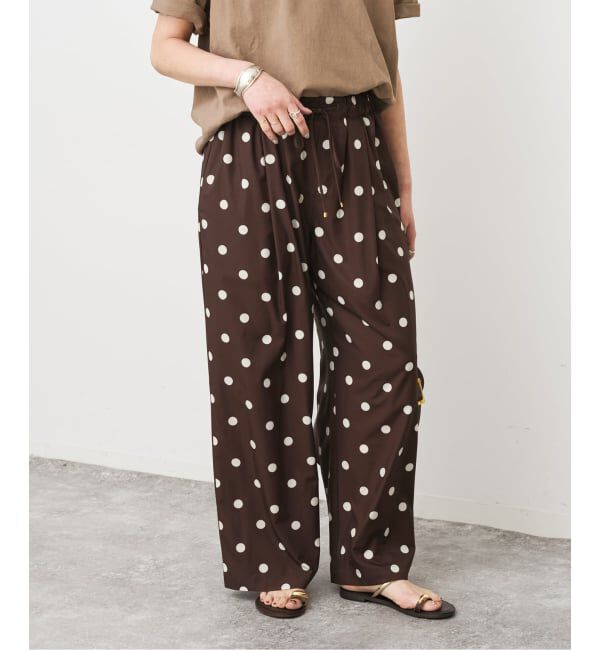 Spick and Span「《一部店舗+WEB限定 / 予約》ドットプリントイージーパンツ」|その他|