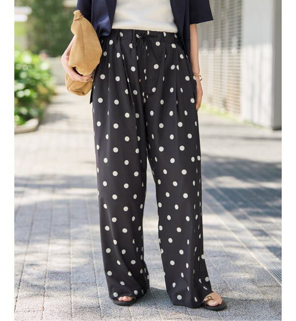 Spick and Span「《一部店舗+WEB限定 / 予約》ドットプリントイージーパンツ」|その他|