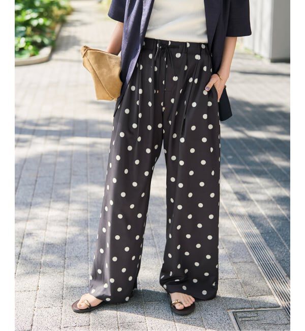 Spick and Span「《一部店舗+WEB限定 / 予約》ドットプリントイージーパンツ」|その他|