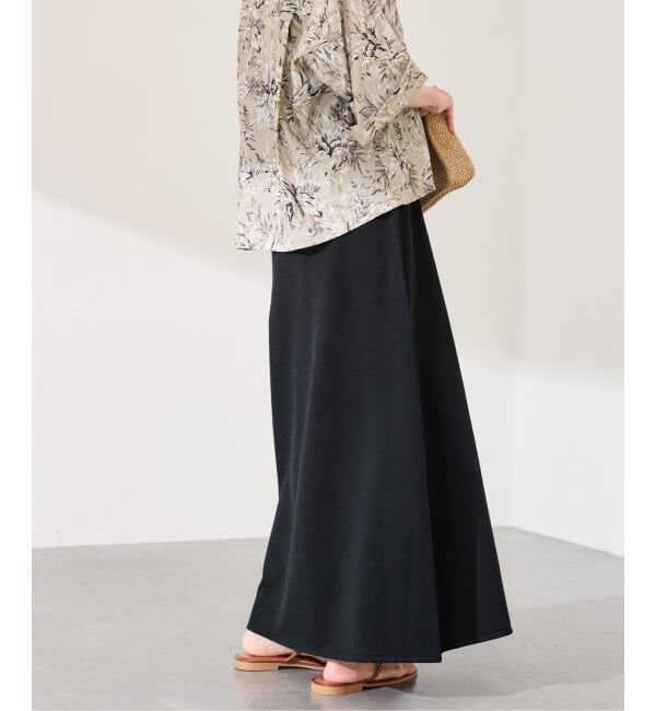 FRAMeWORK「≪予約≫シルク混綿麻天竺スカート」|スカート|