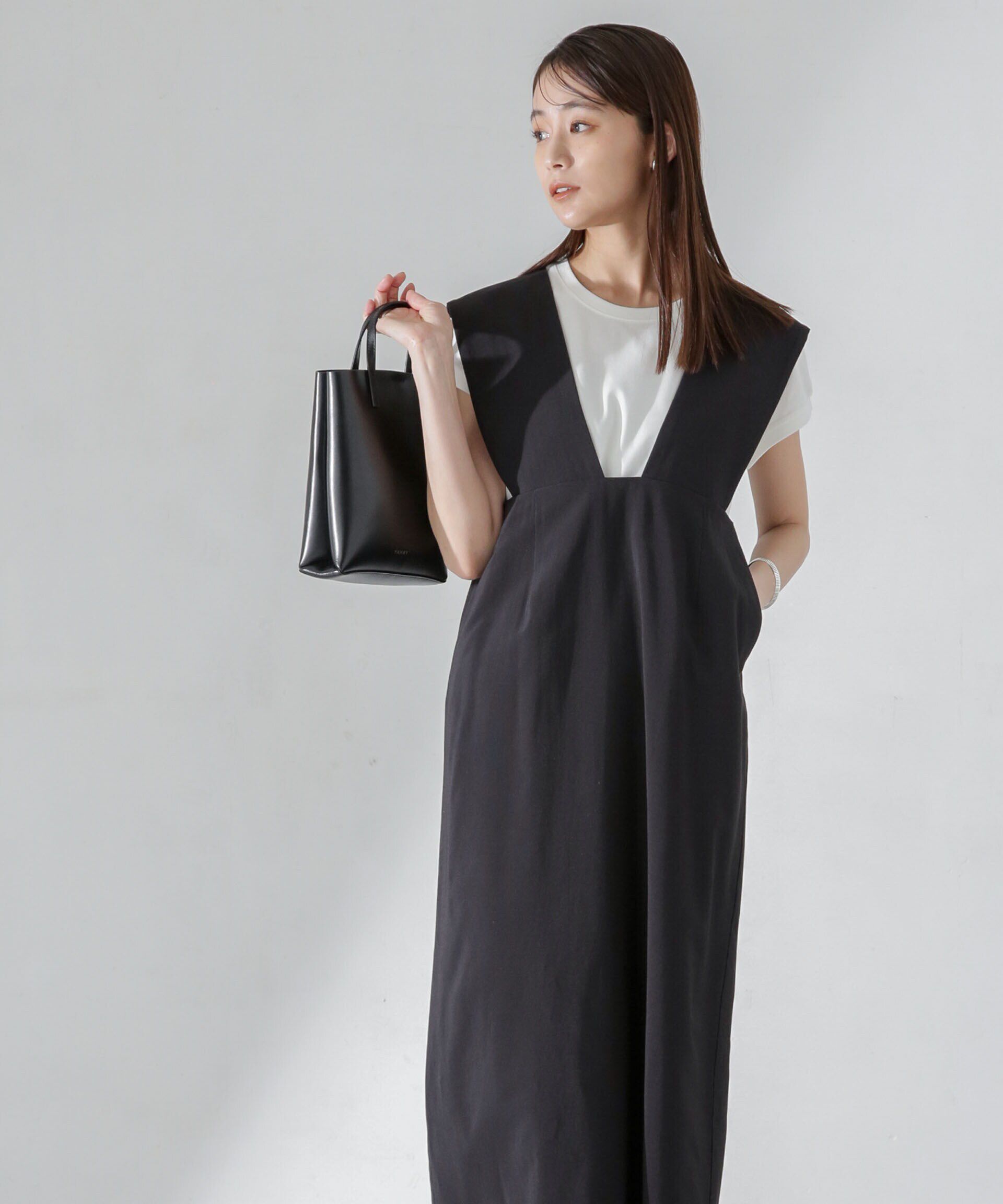 nano･universe「Iラインジャンパースカート」|ワンピース|