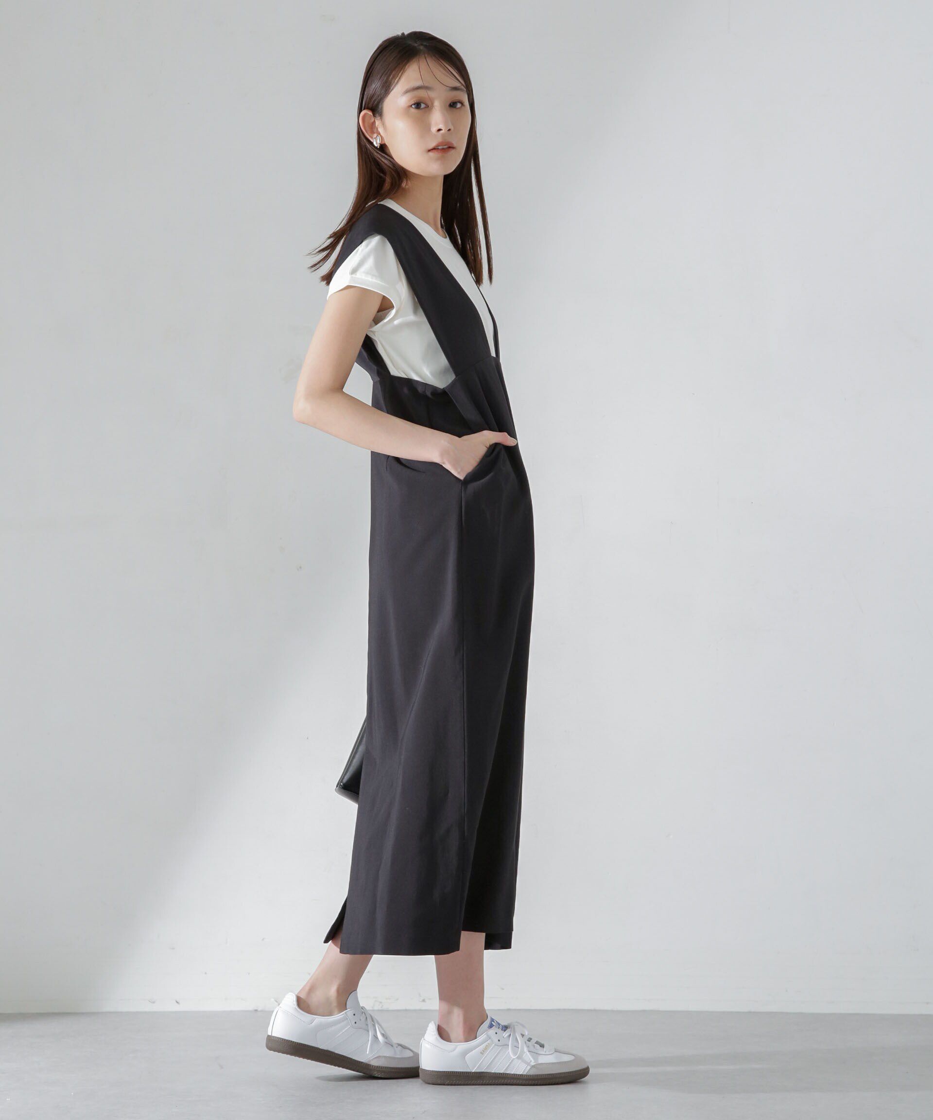 nano･universe「Iラインジャンパースカート」|ワンピース|