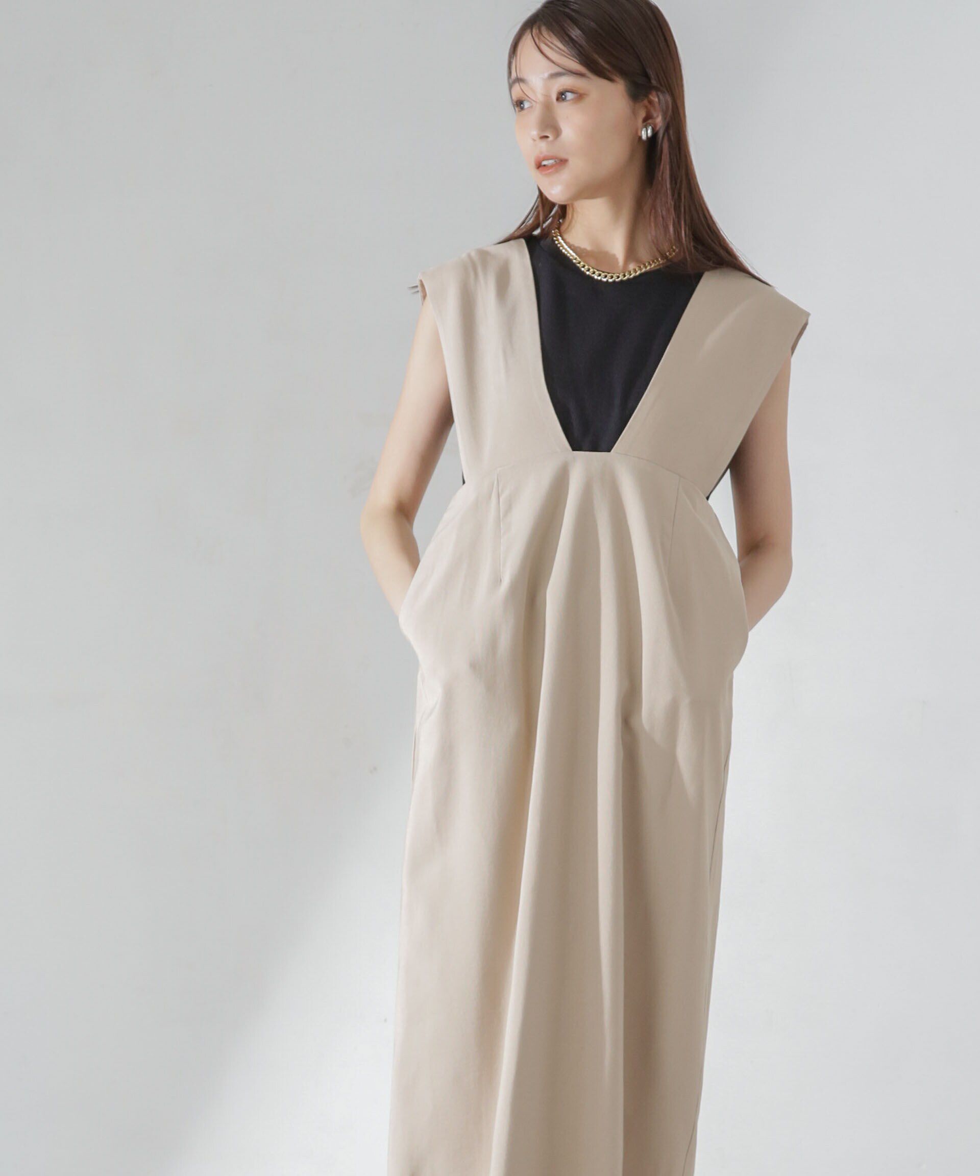 nano･universe「Iラインジャンパースカート」|ワンピース|