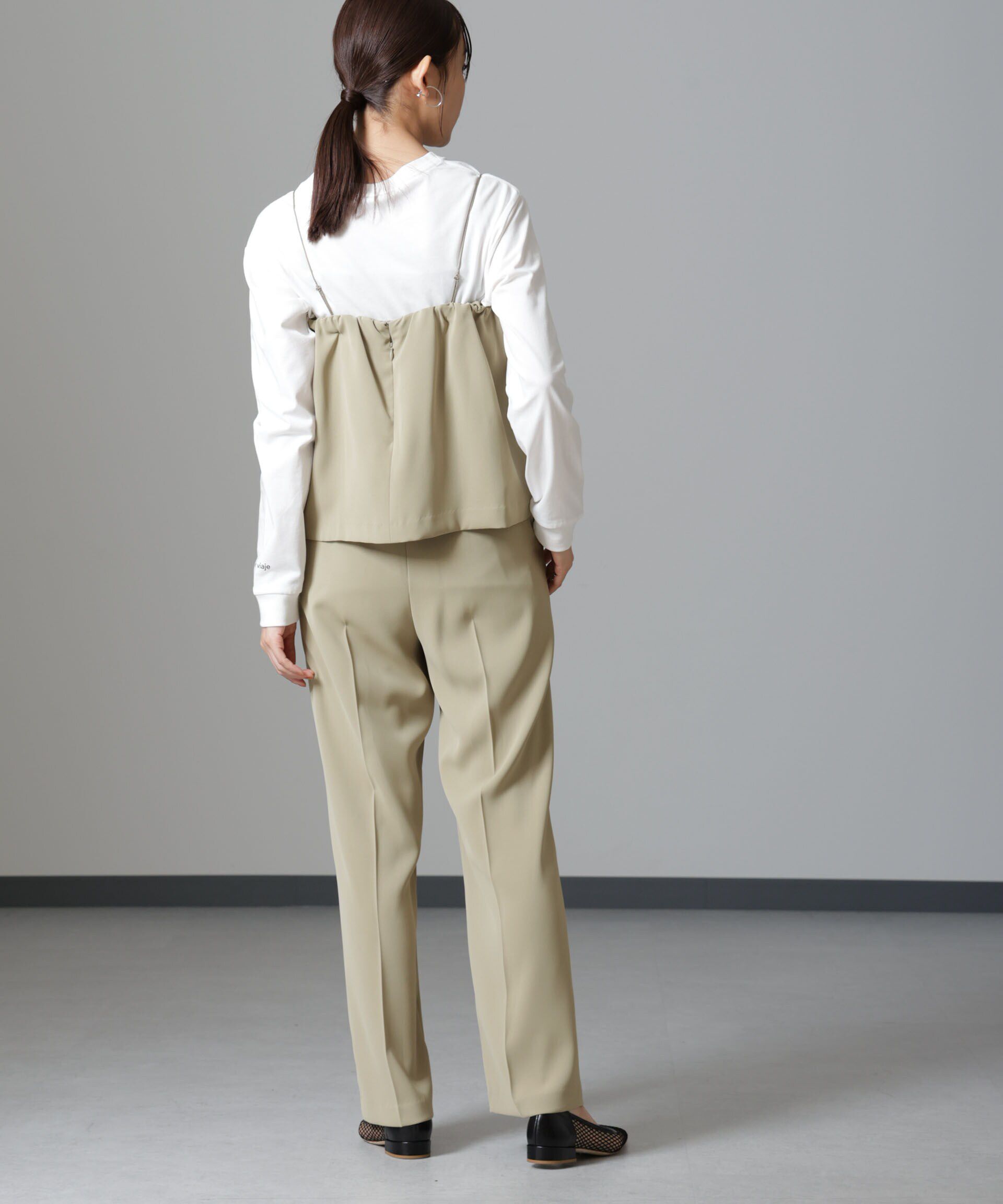 nano･universe「ベアトップキャミセットパンツ」|チノ|