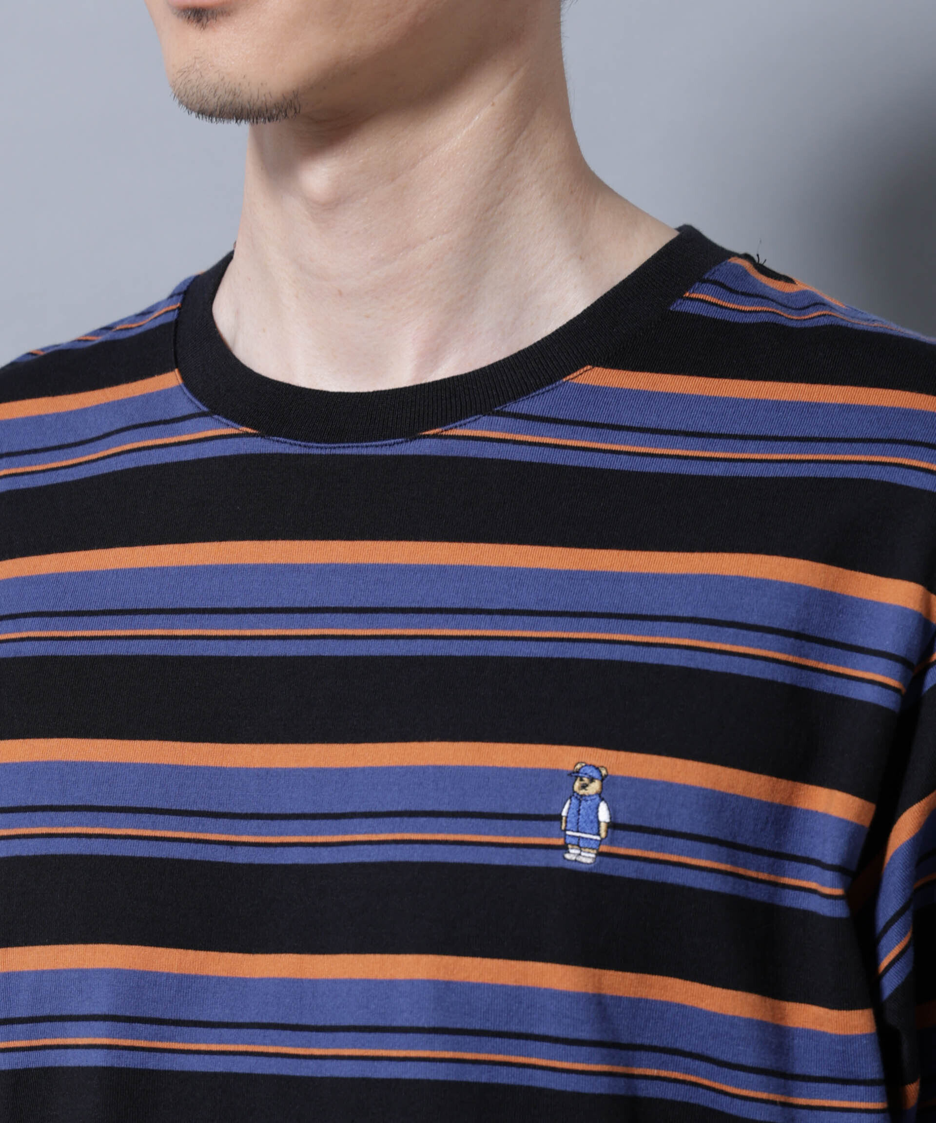 nano･universe「ナノベアボーダーTシャツ 半袖」|Tシャツ・カットソー|